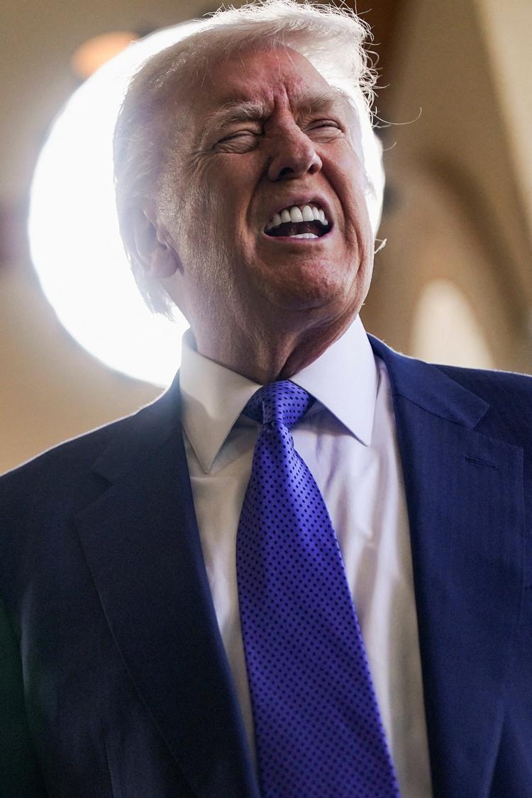 Donald Trump ankommer til bryllup på Mar-a-Lago i Florida den 1. februar 2026. Under hans præsidentskab har USA’s selvforståelse og globale rolle ændret sig markant. Foto: Nathan Howard/Ritzau Scanpix