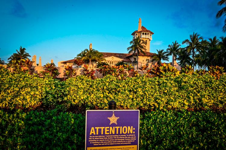 Mar-a-Lago er navnet på et resort i Florida, som Trump har brugt som både feriested og bolig. Foto: Giorgio Viera/Ritzau Scanpix