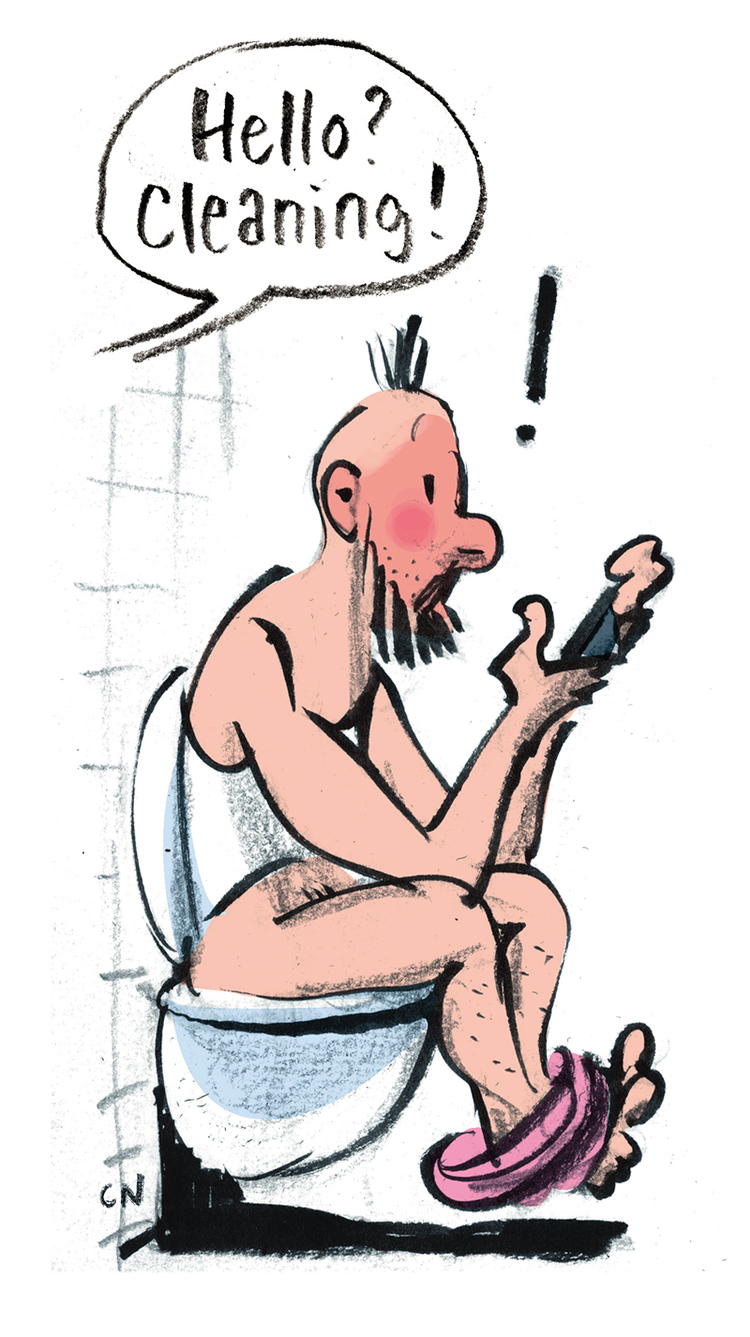 Baggrunden for hotelbranchens indretningspåfund er svær at gennemskue. Illustration: Claus Nørregaard Foto: Claus Nørregaard/POLITIKEN