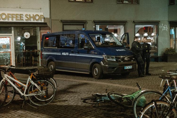 En demonstration på Jagtvej 69 udviklede sig til optøjer omkring Nørrebros Runddel i København. 1. marts 2026 er det 19 år siden, at Ungdomshuset, som holdt til på adressen, blev ryddet af politiet. Foto: Peter Maunsbach