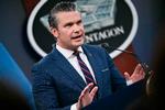 »Dette er ikke en såkaldt regimeskiftekrig. Men regimet har bestemt ændret sig, og verden er bedre stillet som følge af det«,  sagde amerikanske forsvarsminister, Pete Hegseth. Foto: Brendan Smialowski/Ritzau Scanpix