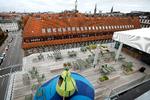 Filmtaget ligger på Det Danske Filminstituts tagterrasse i Gothersgade og er på 1.700 kvadratmeter med udsigt over Kongens Have i København.   Foto: Jens Dresling