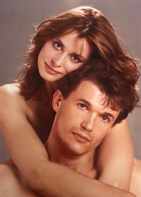 Ole Henriksen with the actress Nastassja Kinski in Los Angeles, where the Danish cosmetologist became known as a skin-care guru to a long list of world-famous stars. Over the years, his clients have included Diana Ross, Kirk Douglas and Cher. Private photo 