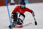 Adam Nybo ses her i 2022 under legene i Beijing. Danskeren skiftede fra svømning og til ski, da han som teenager fik en skulderskade.  Foto: Gonzalo Fuentes/Ritzau Scanpix