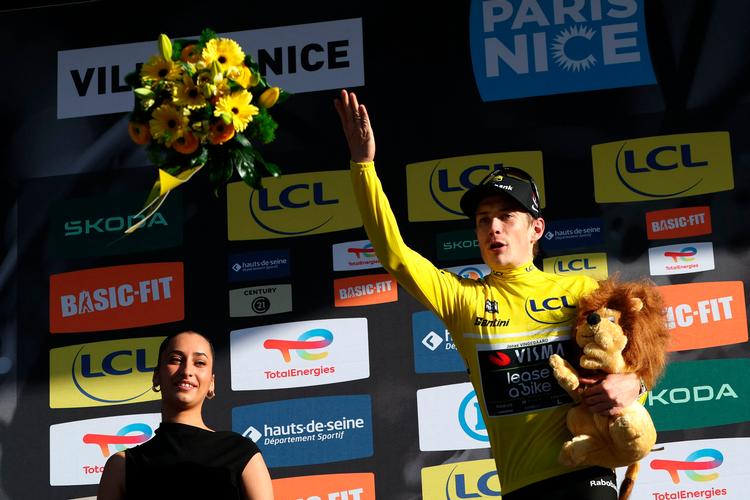 Jonas Vingegaard blev den første danske rytter til at vinde Paris-Nice. Sejren er lovende for den resterende del af sæsonen. Foto: Anne-christine Poujoulat/Ritzau Scanpix