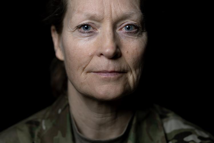Allerede på Jette Albinus' første dag på reserveofficeruddannelsen gjorde holdlederen det klart, at han ikke syntes, at kvinder havde noget at gøre i forsvaret.   Foto: Nichlas Pollier