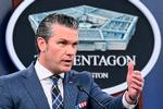 USA*s forsvarsminister, Pete Hegseth, der selv har en fortid ved tv-stationen Fox News, har kraftigt indskrænket pressens adgang til forsvarsministeriet. Derfor blev ministeriet sagsøgt af The New York Times. Foto: Mandel Ngan/Ritzau Scanpix