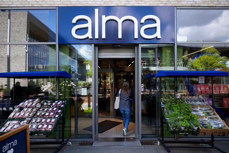 Den første Alma-butik åbnede for snart et år siden og ligger på Frederiksberg.  Siden er endnu en butik kommet til, og flere er på vej.  Foto: Thomas Borberg