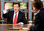 Stephen Colbert, vært på 'The Late Show', skriver manus til en ny filmatisering af fem kapitler af Tolkiens eventyr. Foto: Ho/Ritzau Scanpix