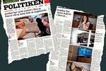 Politiken bragte 20. marts en artikel om familien Skovhus fra Fyn. Kollage: Caroline Niegaard
