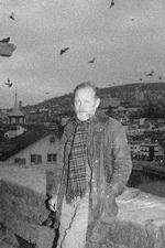 Den schweiziske forfatter Christian Kracht (f. 1966) er en af  den moderne tysksprogede litteraturs mest særprægede - og vigtigste stemmer. Foto: Amelie Kahn-Ackermann