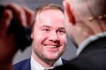 Formanden for det konservative parti Fólkaflokkurin på Færøerne, Beinir Johannesen griber ud efter lagmandsposten. Foto: Álvur Haraldsen/Ritzau Scanpix