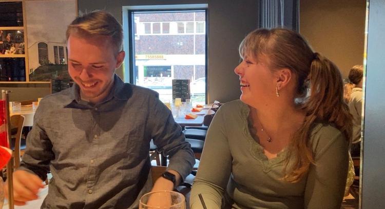 Første hus og første bank var ikke noget match. Men i anden runde blev Katrine Luna Kiltang og Tobias Hansen andelshavere og glæder sig til at flytte sammen. Foto: Privatfoto