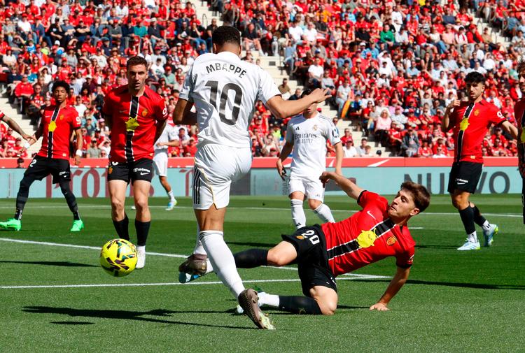 Kylian Mbappe & co. havde en skidt dag på Mallorca. Foto: Jaime Reina/Ritzau Scanpix