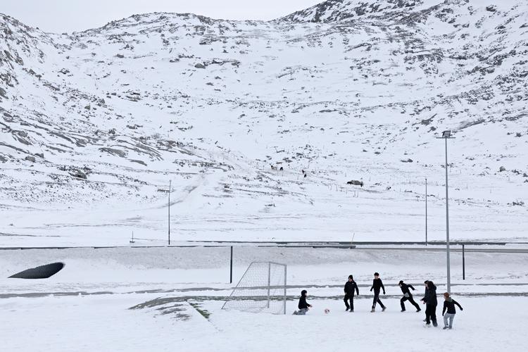Arkivfoto fra Nuuk-bydelen Qinngoput. Foto: Martin Lehmann