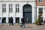 Dansk Journalistforbund, der har hovedsæde i Journalisternes Hus på Gammel Strand i København, har beklaget forløbet med de overenskomststridige udbetalinger. Og undskyldt over for sine medlemmer.  Foto: Christian Lindgren/Ritzau Scanpix