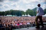 Blæst på scenen ved Grøn Koncert i Valby Parken i 2024. Foto: Benjamin Krog