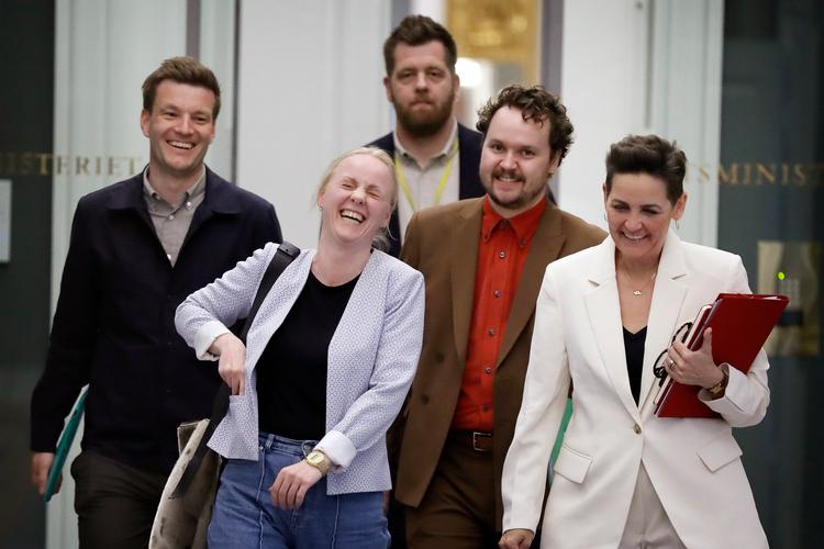 Pia Olsen Dyhr og SF har været mange gange i Statsministeriet med en forhandlerdelegation.   Foto: Jens Dresling