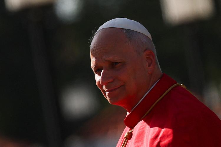 »Jeg er ikke bange for Trump-administrationen eller for at tale højt om evangeliets budskab, hvilket er det, jeg mener, jeg er her for at gøre«, sagde pave Leo tidligere denne uge. Foto: Guglielmo Mangiapane/Ritzau Scanpix