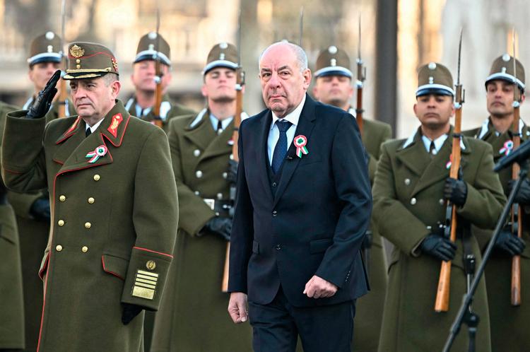 Tamas Sulyok har nu fået en deadline af Peter Magyar til at træde tilbage. Den lyder på halvanden måned. (Photo by Attila KISBENEDEK / AFP) Foto: Attila Kisbenedek/Ritzau Scanpix
