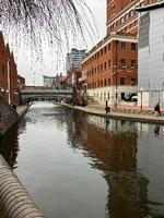 Gas Street Basin er det idelle udgangspunkt for en gåtur langs Birminghams kanaler. Foto: Søren Sorgenfri