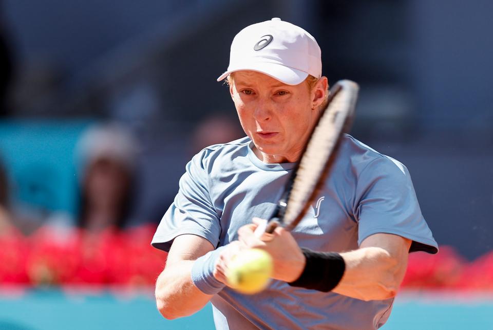 Jannik Sinner stopper Elmer Møller i Madrid