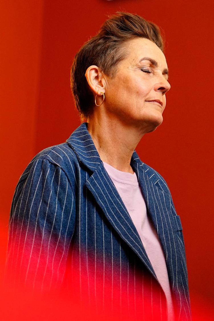 SF's Pia Olsen Dyhr ankommer til forhandlinger med Mette Frederiksen i Statsministeriet.  Foto: Mads Claus Rasmussen/Ritzau Scanpix