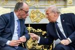 Stemningen mellem de to statsledere var noget mere lun, da Friedrich Merz besøgte Donald Trump i Det Hvide Hus i begyndelsen af marts. Siden har Merz kritiseret Trumps krig i Iran. Arkivfoto: Jonathan Ernst