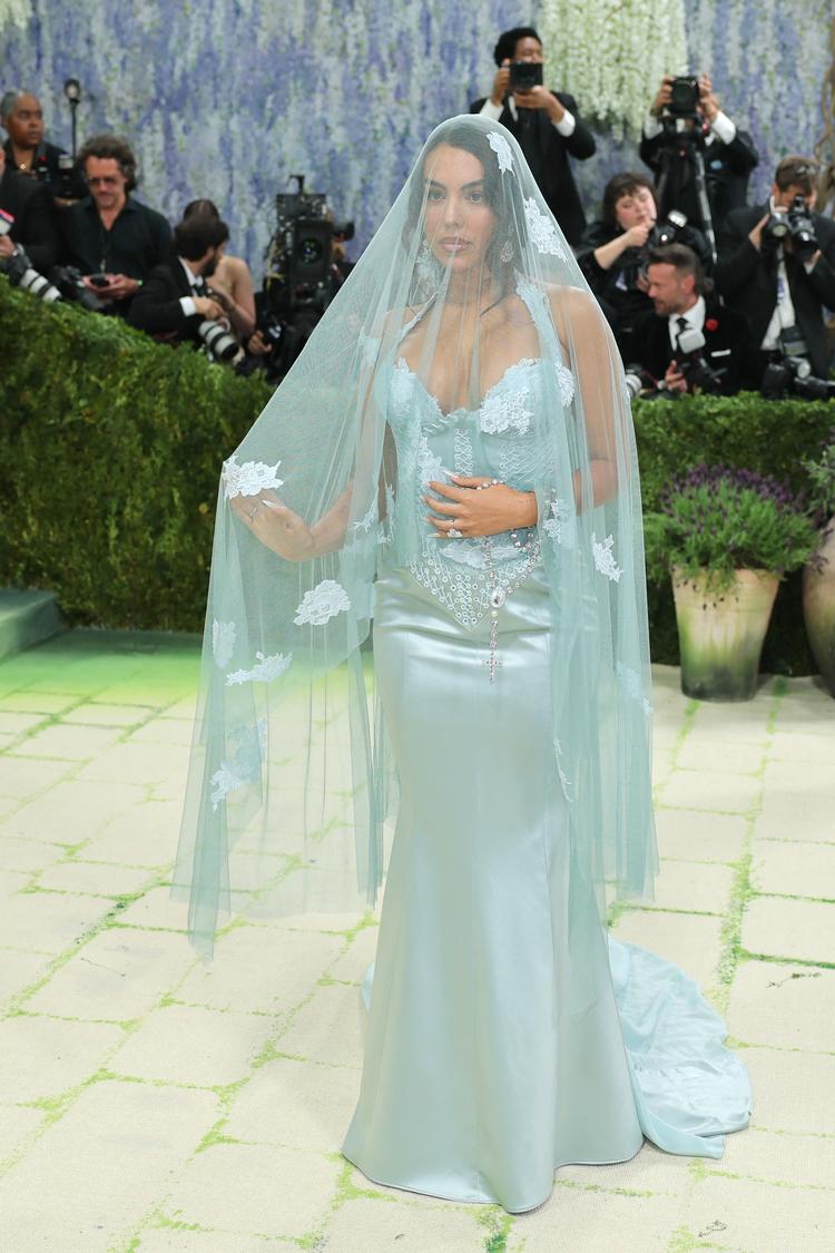 Modellen Georgina Rodriguez, der også er kendt for at være kæreste med fodboldstjernen Cristiano Ronaldo. Foto: Daniel Cole/Ritzau Scanpix