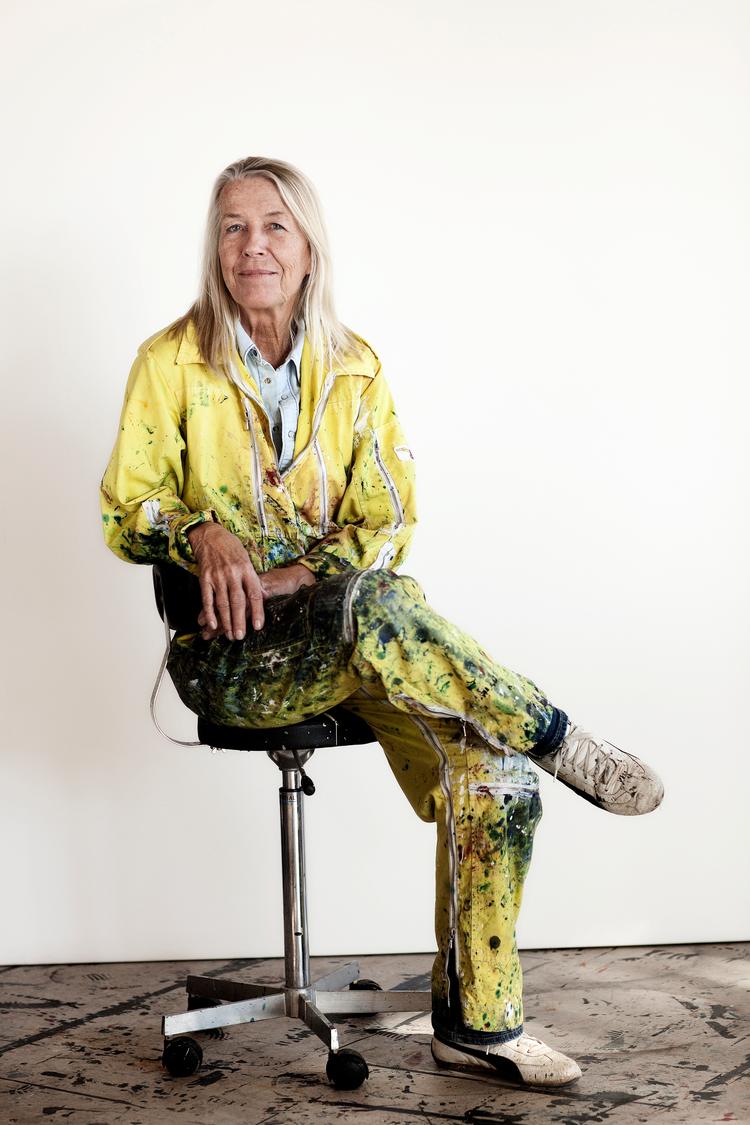 Lin Utzon har arbejdet som kunstner hele livet og har blandt andet lavet flere store vægudsmykninger over hele verden.  Foto: Arkivfoto: Peter Hove Olesen