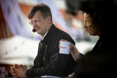 Folkemødet på Bornholm i Allinge.  Forsvarsminister og partileder Troels Lund Poulsen (V). Foto: Emil Bay