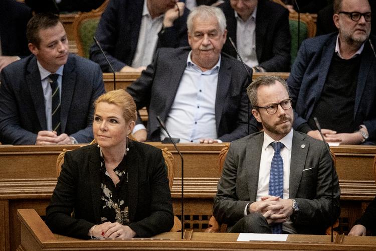 Forholdet mellem Inger Støjberg og Jakob Ellemann-Jensen blev dårligere og dårligere, og med Instrukskommissionens rapport og beslutningen om en rigsretssag endte det med et brud.  Arkivfoto:  Mads Nissen