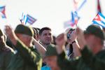 Raul Guillermo Rodriguez Castro, også kendt som 'Krabben', ses her til en pro-regeringsdemonstration i Havana, hvor der blev protesteret imod USA's nye anklager mod hans bedstefar Raúl Castro.. Foto: Norlys Perez/Ritzau Scanpix