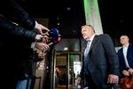 Formand for Moderaterne Lars Løkke Rasmussen trak fredag efter et kort møde med kongelig undersøger Troels Lund Poulsen stikket på en VLAK-regering. Foto: Mads Claus Rasmussen/Ritzau Scanpix