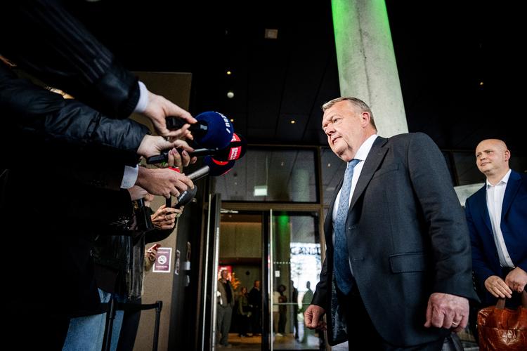 Formand for Moderaterne Lars Løkke Rasmussen trak fredag efter et kort møde med kongelig undersøger Troels Lund Poulsen stikket på en VLAK-regering. Foto: Mads Claus Rasmussen/Ritzau Scanpix