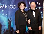 Anne Cathrine Herdorf, der vandt Melodi Grand Prix i 1987, ses her med Bjørn Tidmand ved Dansk Melodi Grand Prix 2013 i Herning. . (Foto: Henning Bagger/Ritzau Scanpix)   Foto: Henning Bagger/Ritzau Scanpix