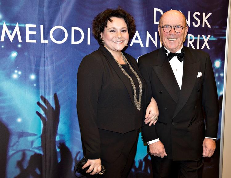 Anne Cathrine Herdorf, der vandt Melodi Grand Prix i 1987, ses her med Bjørn Tidmand ved Dansk Melodi Grand Prix 2013 i Herning. . (Foto: Henning Bagger/Ritzau Scanpix)   Foto: Henning Bagger/Ritzau Scanpix