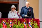 Norges 88-årige dronning Sonja er indlagt og skal være det i nogle dage, oplyser hoffet. Foto: Terje Pedersen/Ritzau Scanpix