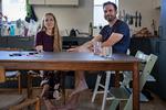 Klara Gade Thomsen og Claus Jørgensen var blandt de udvalgte, der fik mulighed for at flytte ind i de nye rækkehuse i Tingbjerg. Fire år senere bor de der stadig. Foto: Martin Lehmann