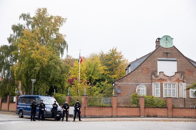 Billedet er et arkivfoto fra oktober 2022, da der blev holdt demonstration til støtte for oprøret i Iran efter den 22-årige kvinde Mahsa Amini blev dræbt i det iranske moralpolitis varetægt. Foto: Thomas Borberg/Ritzau Scanpix
