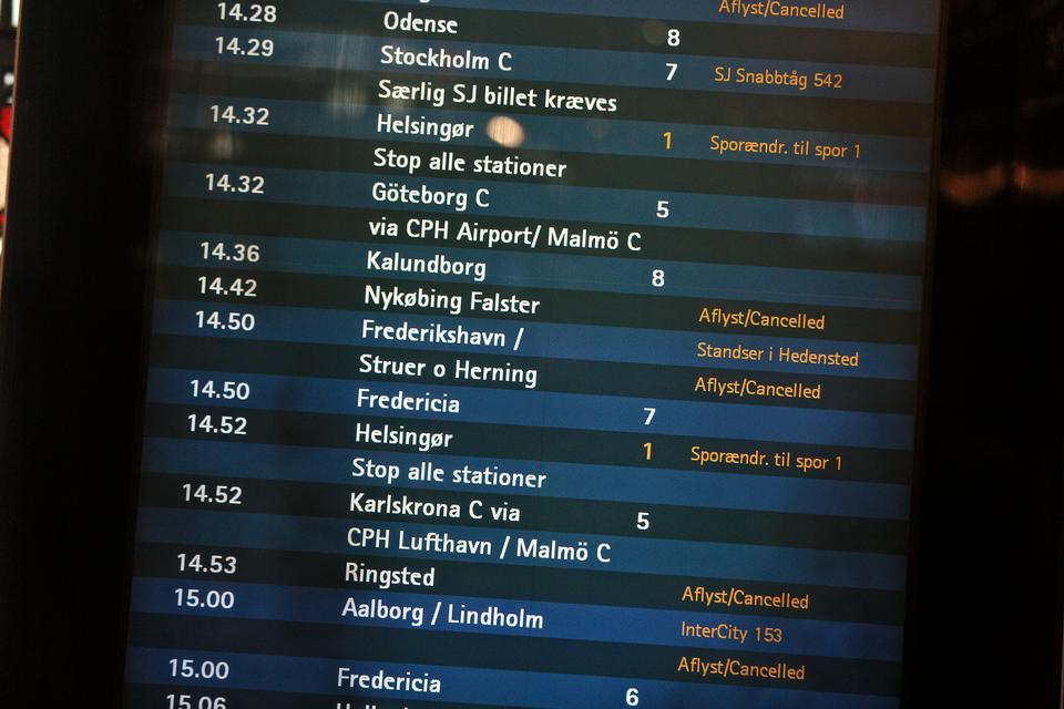 DSB: Færre og langsommere tog kan give flere tog til tiden