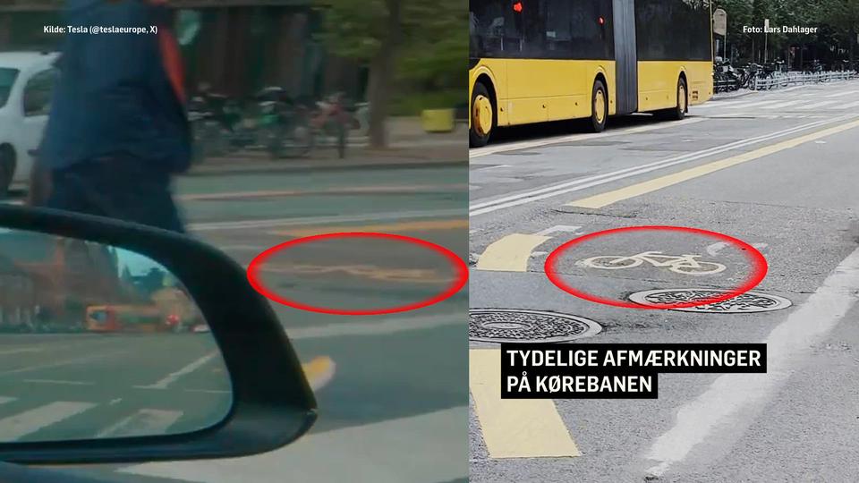Ups!: Teslas nye selvkørende system drejer ned ad 