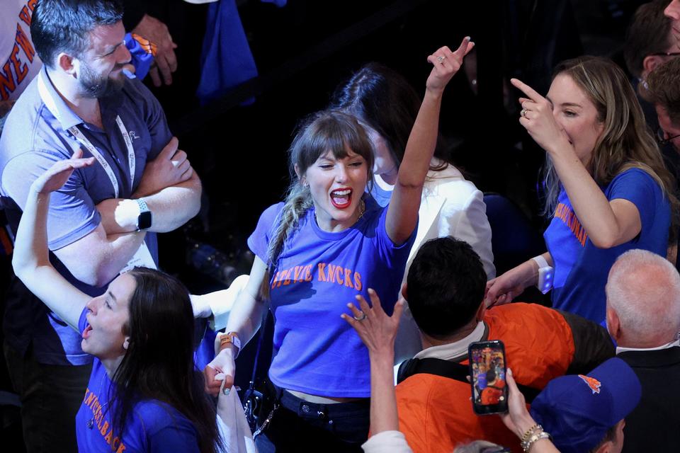 Og sangeren Taylor Swift. Foto: Vincent Carchietta/Ritzau Scanpix