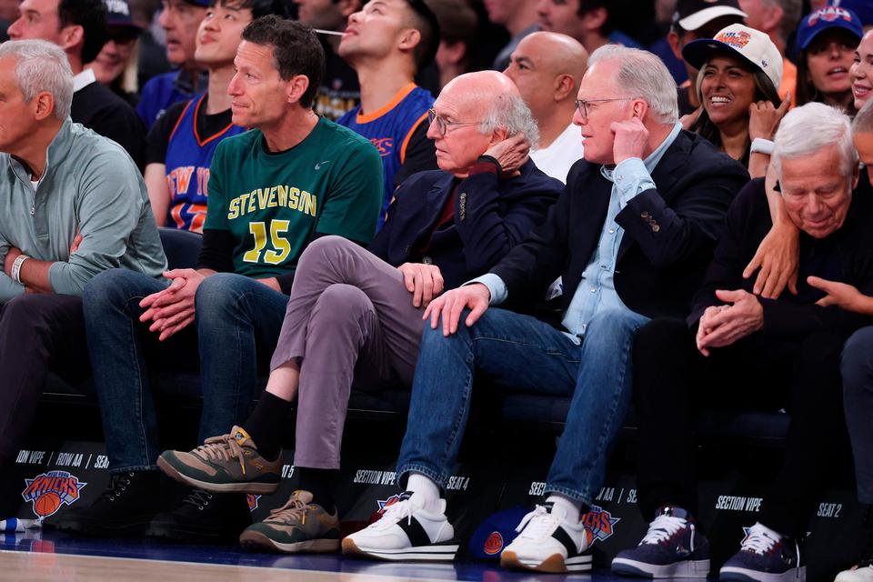 Og skuespilleren Larry David. Foto: Al Bello/Ritzau Scanpix