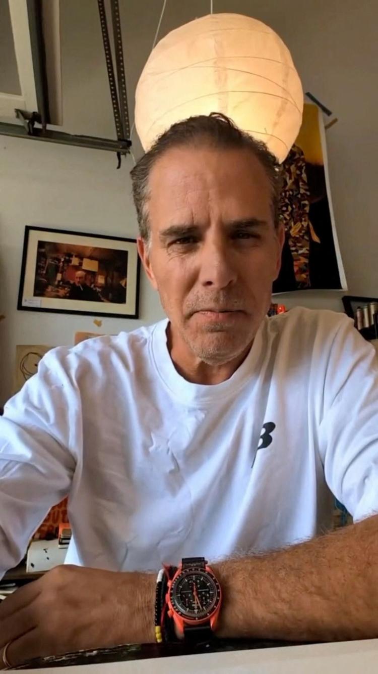 Hunter Biden har i årevis været kendt som Joe Bidens kontroversielle søn og et af Donald Trumps foretrukne politiske skytsmål. Foto: Channel 5/Ritzau Scanpix
