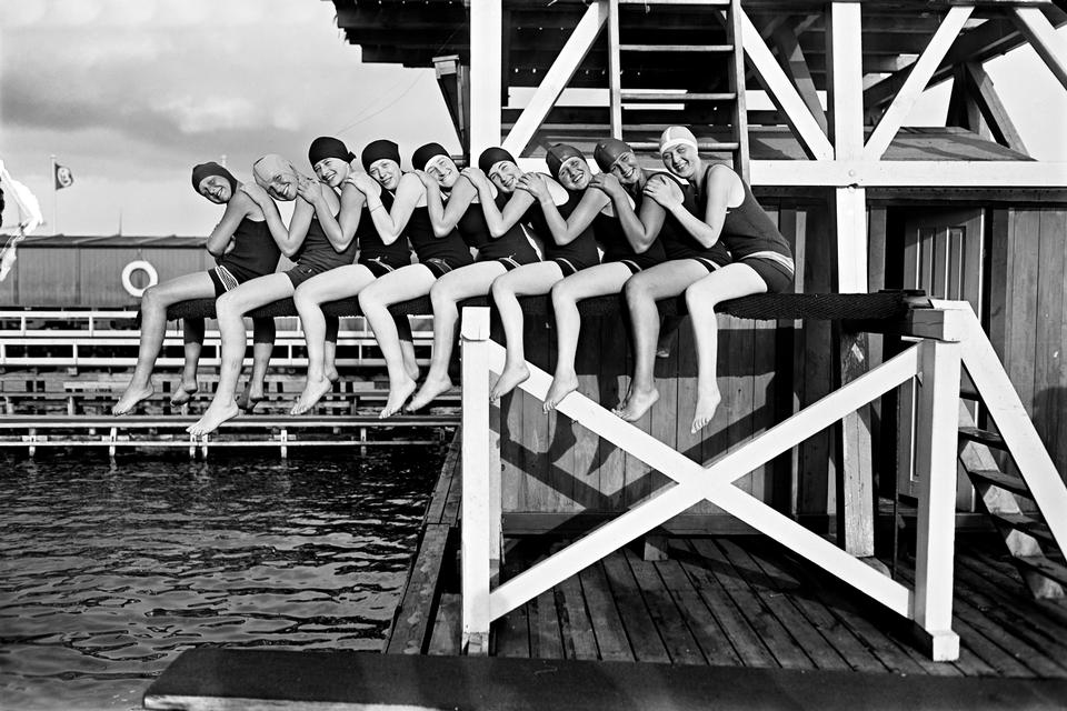 Badeliv 1923. Arkivfoto:  Holger Damgaard