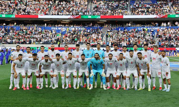 De iranske spillere fik 2-2 mod New Zealand i en kamp, der handlede om meget mere end selve spillet på amerikansk jord. Foto: Daniel Cole/Ritzau Scanpix