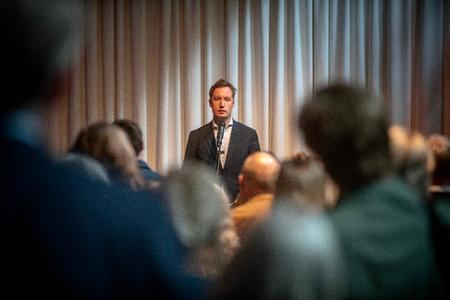 Som ny børneminister lagde Jacob Mark (SF) særlig vægt på, at børnepolitik nu står på side 1 i regeringsgrundlaget.  Foto: Janus Engel