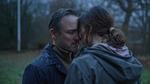 Når Mikael (Lars Ranthe) forsøger at trøste Maria (Danica Ćurčić), er det lige så meget et forsøg på at fornemme, om hun tror på ham. Foto: Joe Maples