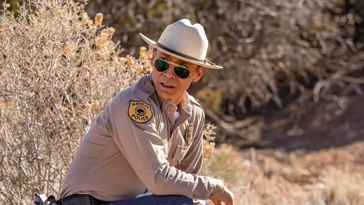 Zahn McClarnon kommer ud for mange skærmydsler i sit job som leder af Navajopolitiet.  Foto: Netflix